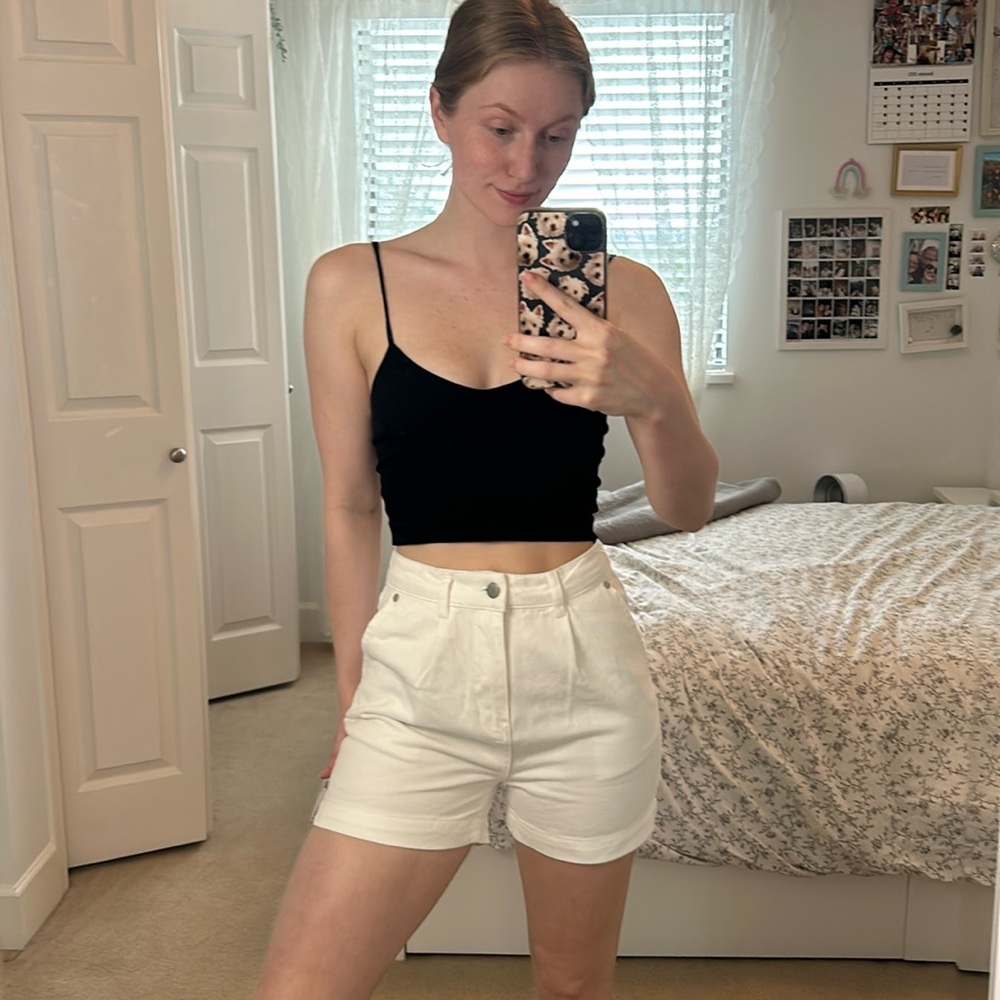 White Shorts